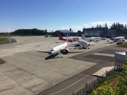 View of Parking near Future of Flight, Seattle